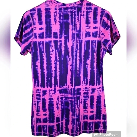 Under Armour tye dye heat gear short sleeve top - Picture 2 of 8